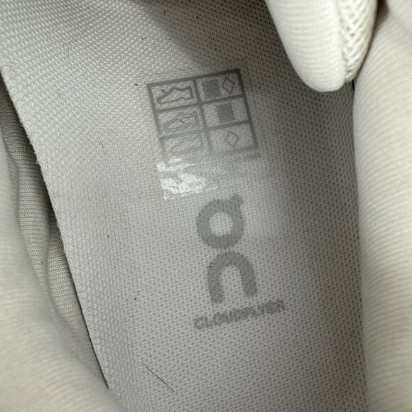 On Womens Size 7.5 Cloudflyer White Yellow Running Athletic Shoes Sneakers Flaw - Picture 6 of 9